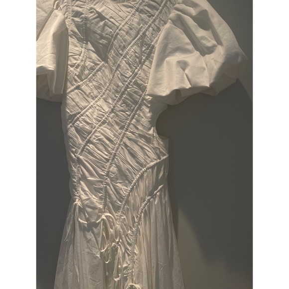 ❤️‍🔥NEW❤️‍🔥 Aje Siren Drawstring Midi Dress - Picture 3 of 13